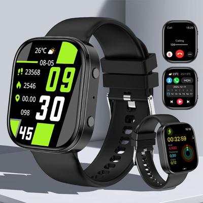 Smart Watch for Men, 120 Sports Modes Smartwatch IP67 Waterproof, Sleep Monitor, Bluetooth Call & Music Control Fitness Watch for Android/iPhone