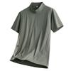 Seamless Ice Silk POLO Shirt Quick-drying Thin Transparent Ice Silk Casual Short Sleeve