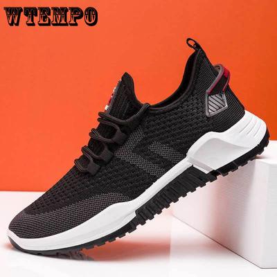 Męskie Buty Latające Tkane Oddychające Buty Sportowe Męskie Buty Modne Codzienne Buty Koreańskie Studenckie Codzienne Buty
