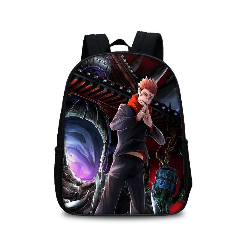 Jujutsu Kaisen Backpack With Polyester Material And Spacious Design For Students And Daily Use