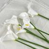 Mini PU Calla Lily Artificial Bouquet for Weddings, Home Decor, Photography, and Landscaping.