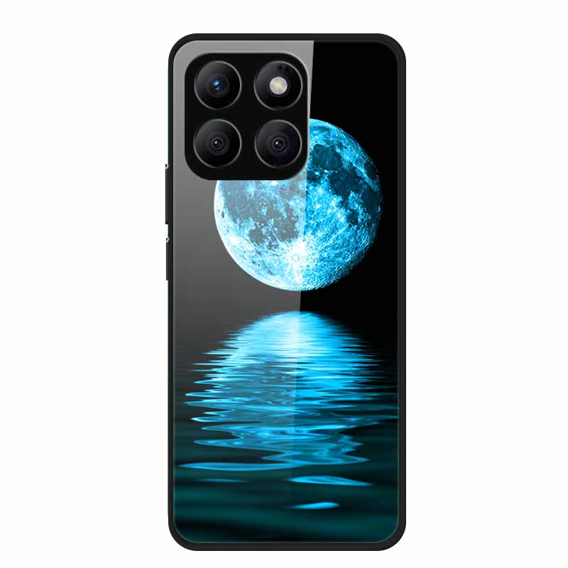 Glass Hard Back Cover For Honor X8C X8B X8 4G 5G Honor 400 Smart Phone Case Soft TPU Bumper Tempered Glass Case Coque Funda Capa