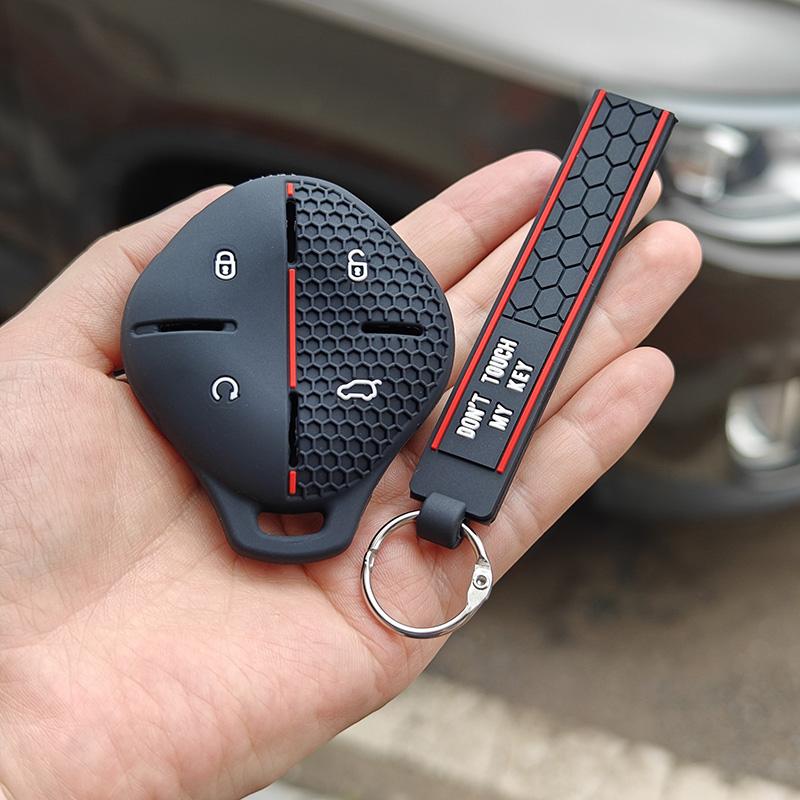 Silicone Car Remote Key Fob Protect Skin Cover Case Holder For Chery Jetour Dashing X-1 Plus DTC IDM 2022 2023 2024 Accessories
