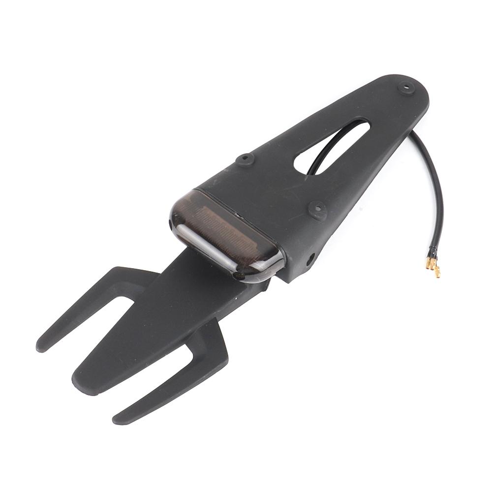 Motorcycle Universal 12V LED Taillight Brake Lamp With Rear Fender License Plate Bracket Holder for Enduro Off-Road Bike