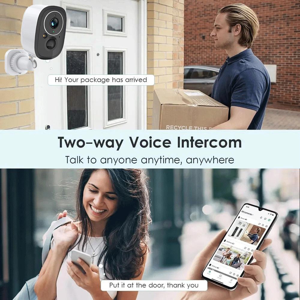 Tuya 5MP Solar Wifi Outdoor Camera Wireless Low Power Battery Security Cameras PIR Human Detect Surveillance IP Cam Color Night