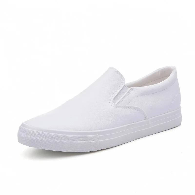 Leisure Feet Set Shoes for Men Fashion Versatile Shallow Mouth White Men's  Shoes Skateboarding Shoes for Man 2025 New