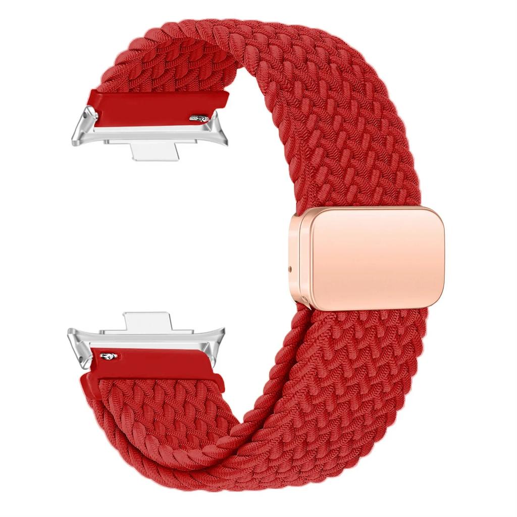 Magnetic Loop for Xiaomi Redmi Watch 5 4 Strap Adjustable Braided Sport Nylon Replacement Belt Correa Bracelet for Miband 9 8Pro