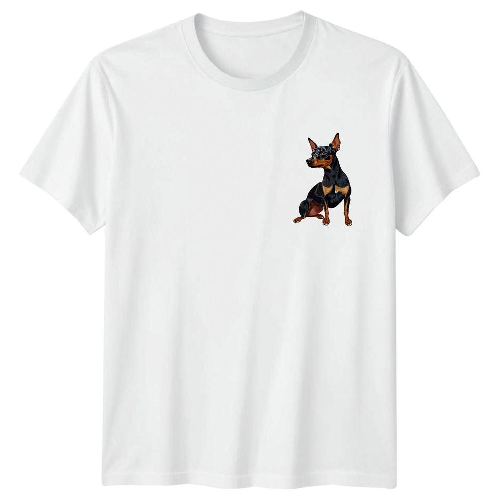 Miniature Pinscher Dog Animals Unisexs TShirt Unisexs Tee Graphic Unisex Top S