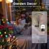 Solar Garden Lights, 2 Pack Color Changing Solar Christmas Decor