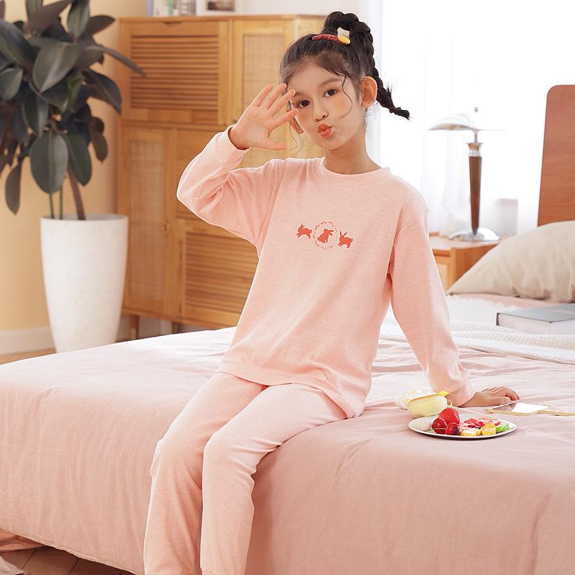 Children's A-Class Cotton Thermal Underwear Set - Thickened Velvet, Autumn Clothes & Pants