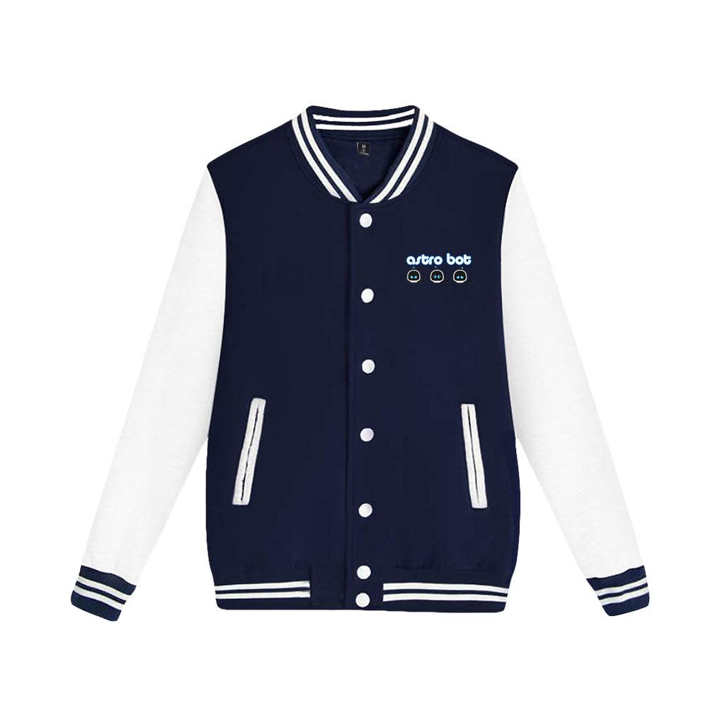 NEW Arrivals Unisex Fashion Astro Bot Anime Printed Baseball Sweatshirt Women Men Outdoor Sport Jackets
