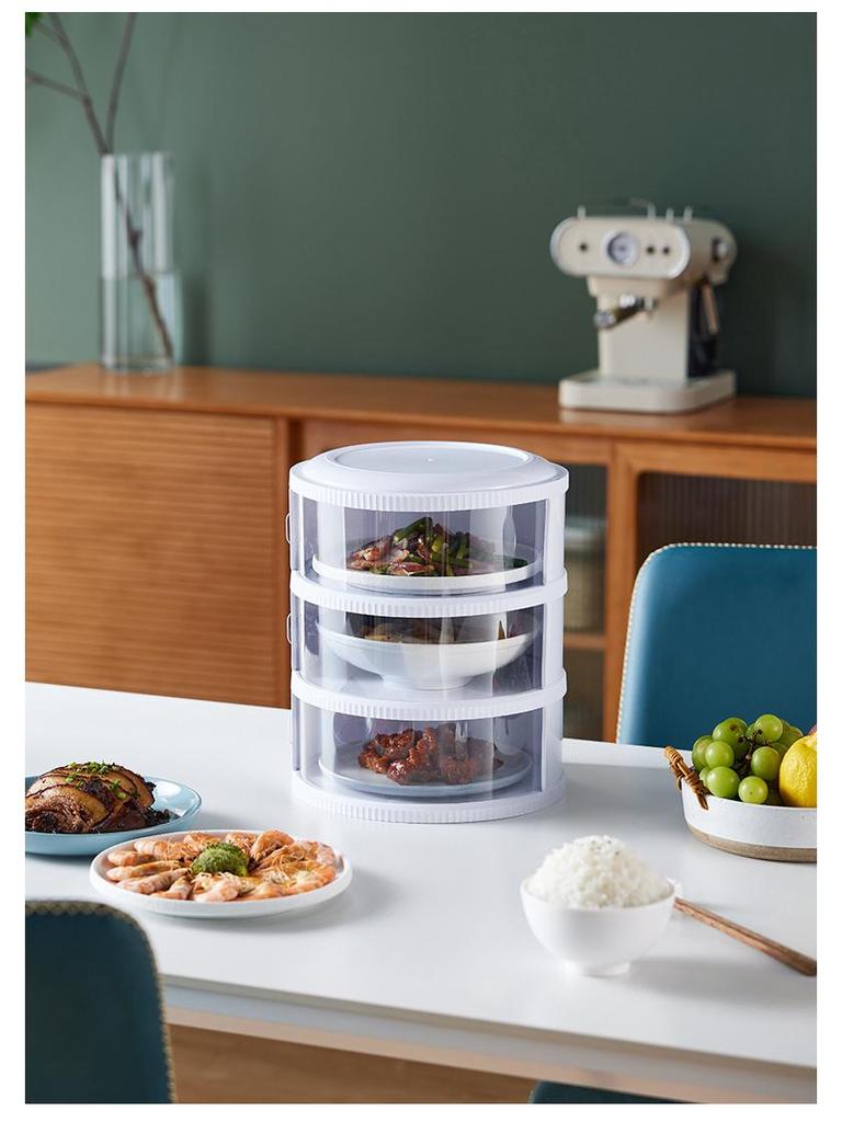Insulated Multi-layer Foldable Food Cover for Dustproof and Winter Storage