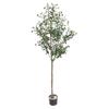 Artificial Tree Tall ABS PU Simulated Olive Tree for Swimming Pool Party Seaside Courtyard Interior Decoration 150cm