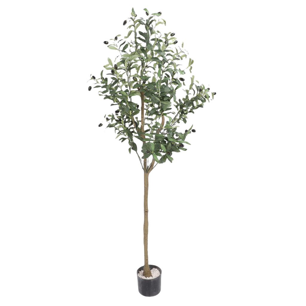 Artificial Tree Tall ABS PU Simulated Olive Tree for Swimming Pool Party Seaside Courtyard Interior Decoration 150cm