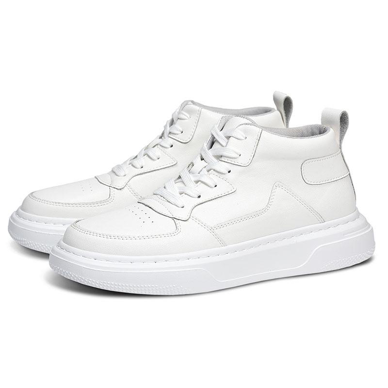 Invisible Height-Boosting 6CM Trendy Unisex Korean Style High-Top Sneakers for Students