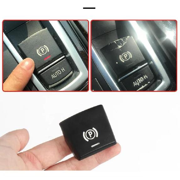 Car Electronic Handbrake Parking Brake P Auto H Button Switch Cover Replacement for BMW X5 X6 F15 F16 Relays 5