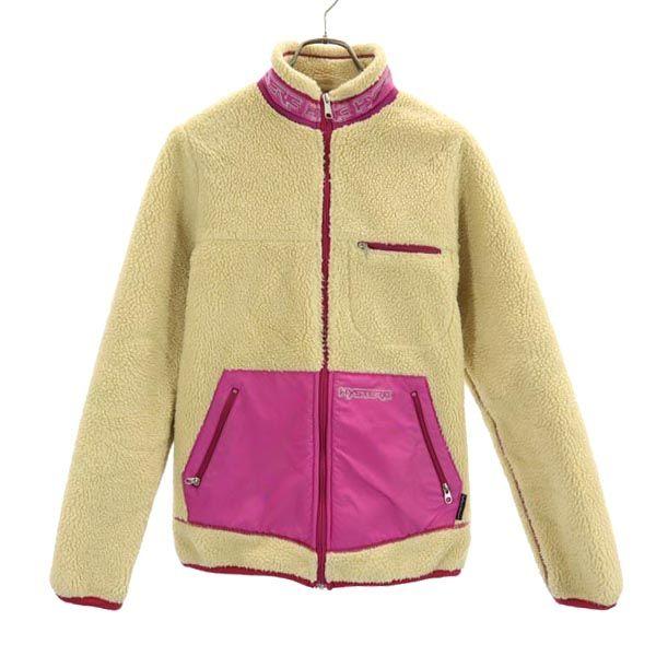 HYSTERIC Made in Japan Boa Fleece jacket Beige x pink Women Used