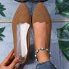 Fashion Women Flats Women Solid Slip Designer Casual Breathable Mesh Shoes Women Loafers Comfortable Shoes 2025 Pointed Toe Flat Shoes