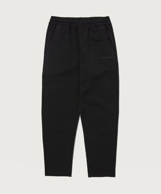 Stretch Interlock Straight Pants Black