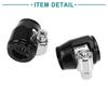 ACROPIX AN4 Car Hose Finisher Clamp Car Accessories Black - Pack of 2