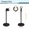 Uxcell Gooseneck Desktop Microphone Stand 130x380x285mm Adjustable Microphone Holder Flexible Wireless Microphone Clip Adapter Weighted Base for