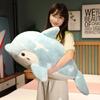 Dolphin Plush Pillow Cute Light Blue Stuffed Animal Perfect Birthdays For