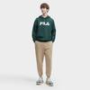 New FILA Sweatshirt Unisex Peak Green F51U348297FGN