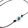 Les Trésors De Lily [K5174] - Silver Bracelet 'Mineralia' Turquoise Silver - 7 Mm