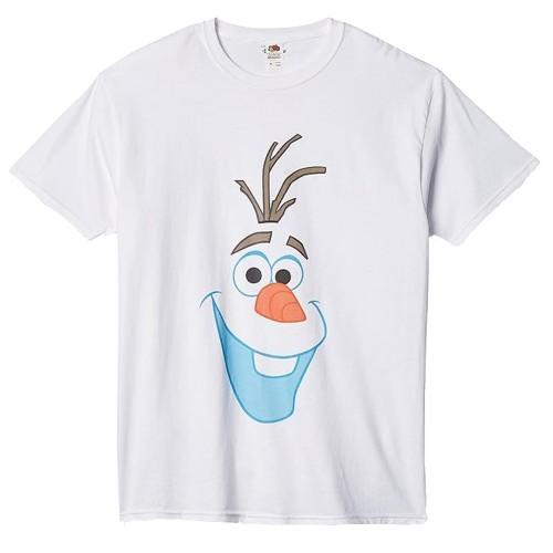 frozen Girls Olaf Face Cotton T-Shirt