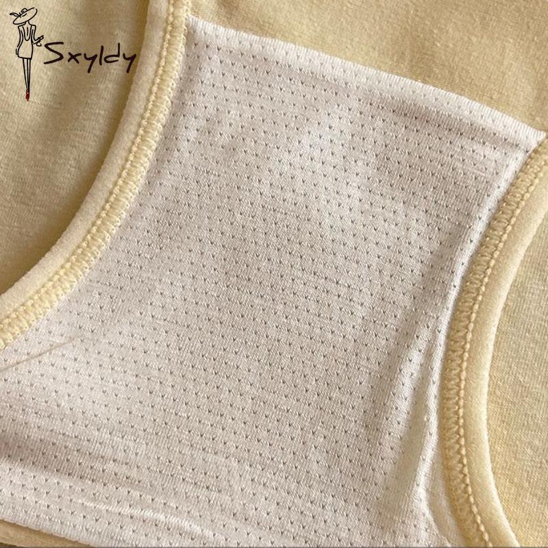 Medium Waist Simple Solid Colour Women's Triangle Pants Cotton Bottom Comfortable Breathable Panties