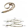 Outdoor Single Point Tactical Harness, Unisex CS Gun Rope, Camouflage Crossbody Safety Rope, Hunting Sports Belt