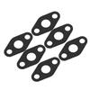 20 Pcs Turbo Oil Drain Gasket Turbocharger Oil Return Feed Flange Gasket Set for T3 T4 Turbocharge Gasket Paper