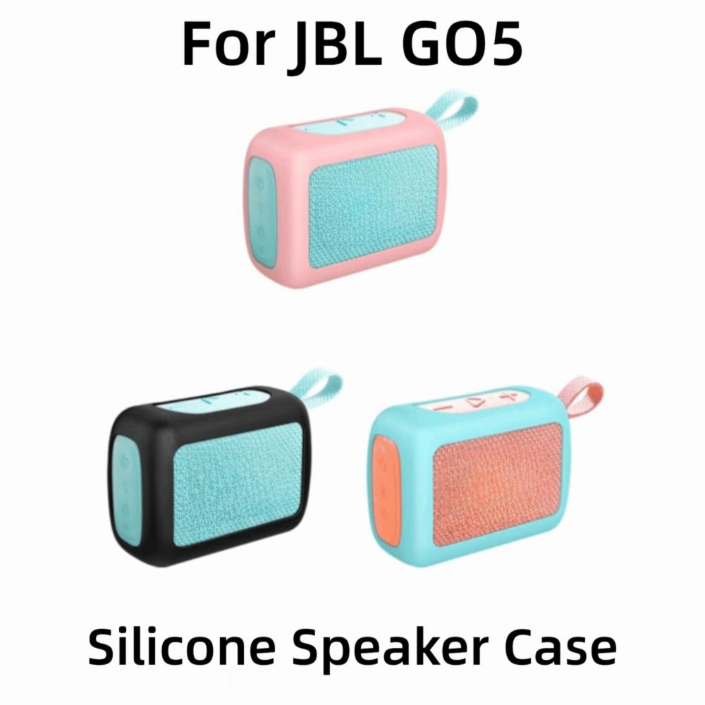 Shockproof Speaker Case Silicone Speaker Sleeve Soft Cover Shell for JBL GO5 Speaker Accessories