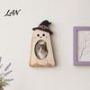 Cute Pumpkin Picture Holder Halloween Wooden Photo Frame, Pumpkin/Ghost Frame for Wall Creative Room Decor Hanging or Desktop Display, Personalized
