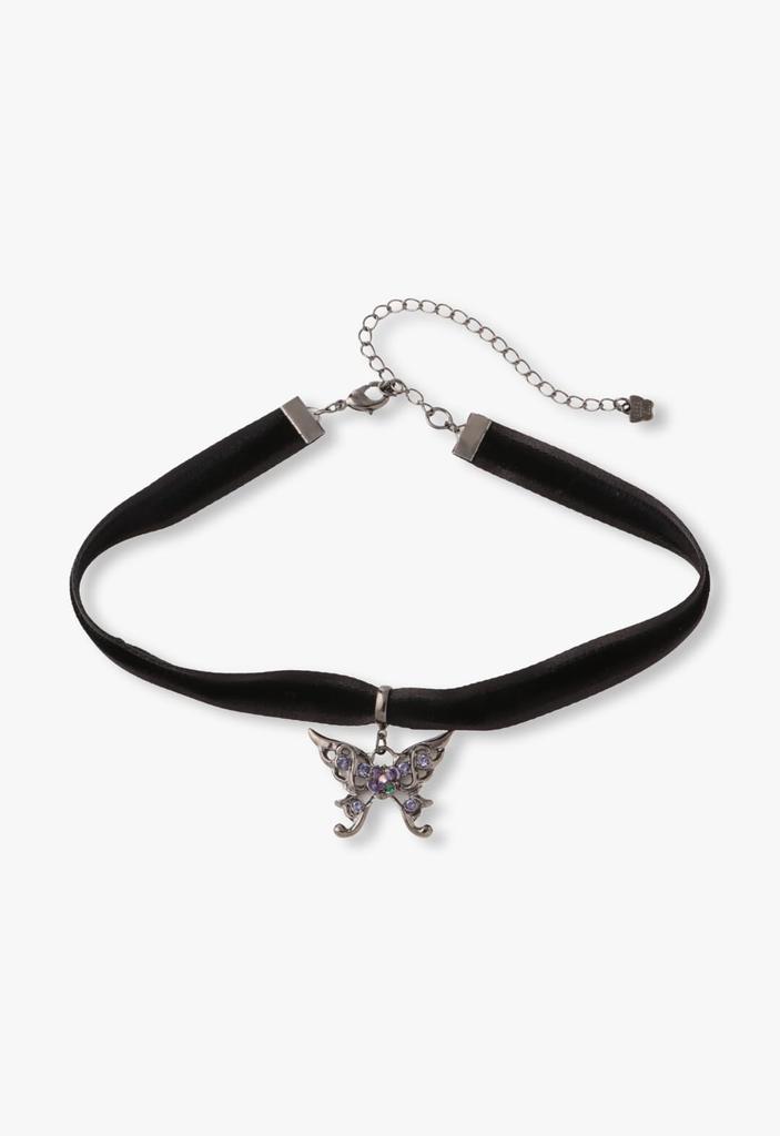 Butterfly Motif Choker Necklace SAMN199330XV [Anna Sui]