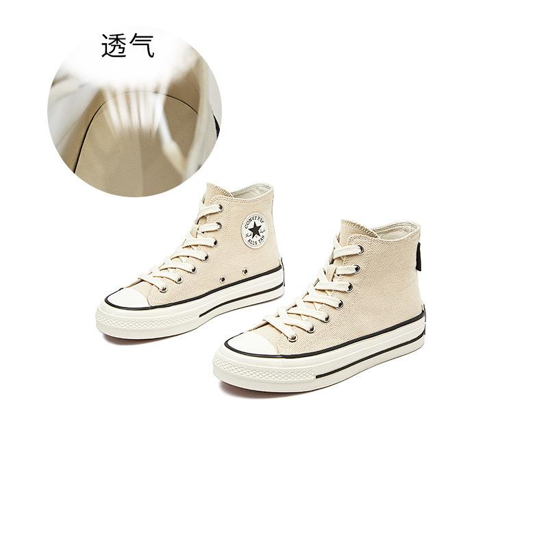 

Sheepskin Wula insole high-top shoes women s 2025 Spring Festival new platform canvas shoes casual fashion versatile women s shoes 35