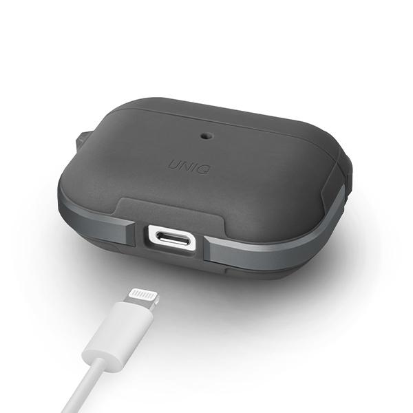 Etui do AirPods Pro UNIQ Antimicrobial Szare
