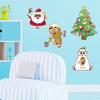 24Pcs Christmas Sticker DIY Cute Exquisite Sticker Children's Toys Christmas Joyful Atmosphere Gift Party Sticker Decoration