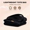 Lacdo Women's Casual Mesh Tote Bag, Hobo Bag, Foldable Handbag, Shoulder Bag, Large Capacity Beach Bag, Perfect for Travel, Picnics, and Vacation