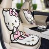 Sanrio Hello Kitty Car Seat Chair Cushion Net Surface Mesh Non-Slip Chair Cushion Massage Kids Auto Back Butt Cushion