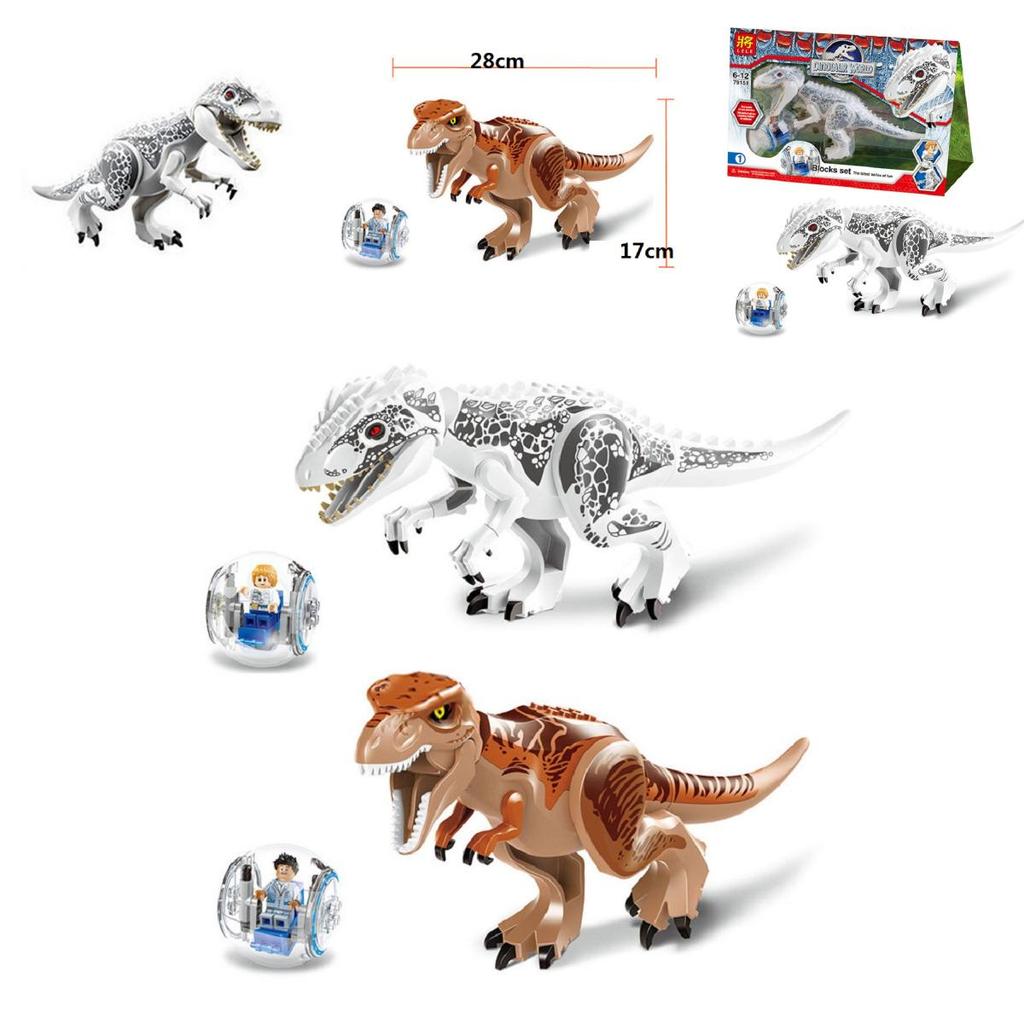 Vielseitiges Heißes Großes Indominus Rex Jurassic World Dinosaurier Figuren Bausteine Set Für Kreative Abenteuer