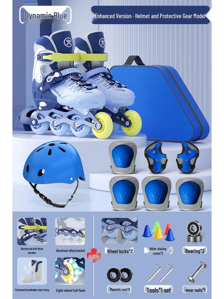 Children's Roller and Ice Skates - Ages 6-12, Beginner to Pro, Boys & Girls Inline Skates