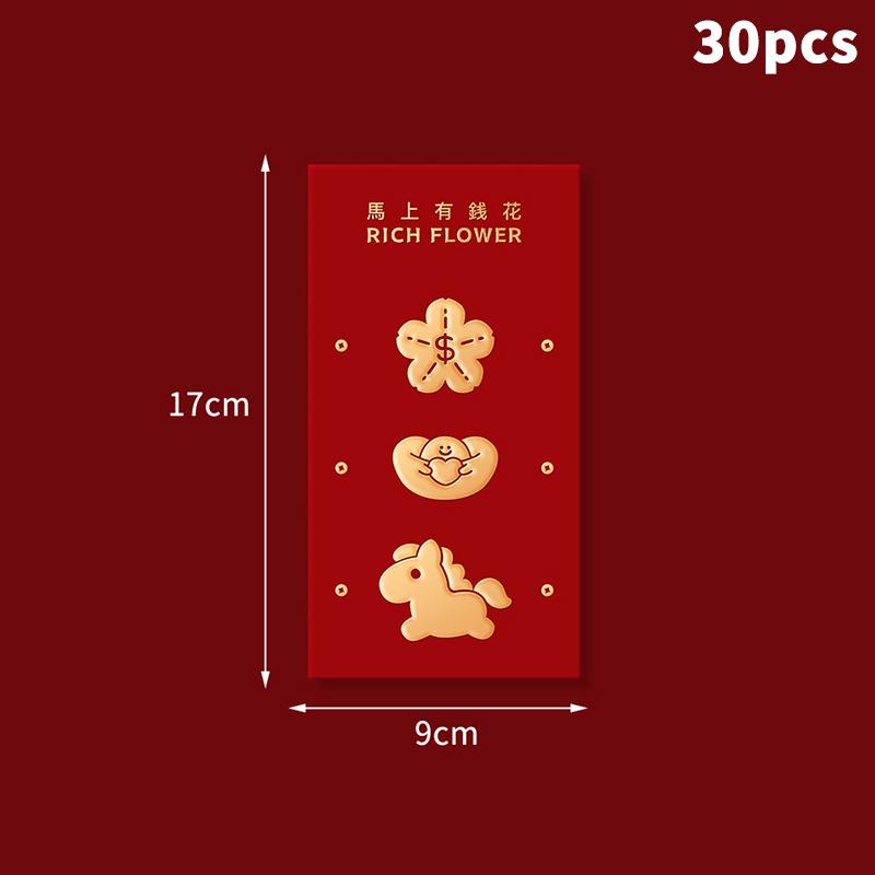 Year Of The Horse Lucky Red Envelope - High-End Creative Gold Foil Stamping - Chinese  Year Red Envelope Bag