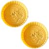 2Pcs Traditional Pattern Cookie Stamps Biscuit Press Mold Dessert Cutter Hand Press Pastry Mold Cake Decorating Tool