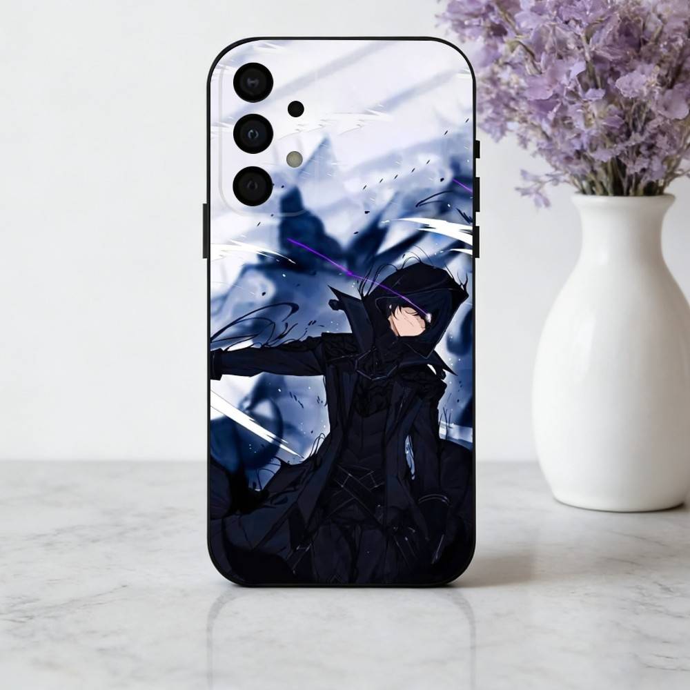 Manga The E-Eminence in S-Shadow phone Case For Samsung Galaxy A73,A72,A71,A70,A53,A52,A51,Others Soft Black Shell