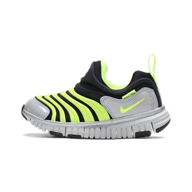 

новые детские кроссовки Nike Dynamo Free Y2K с низким верхом, амортизацией и нескользящей подошвой, для повседневной носки, желто-черные, для детей 3-7 лет 29.5