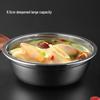 MAXCOOK 304 Stainless Steel Multi-Purpose Bowl