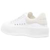 Deck Plimsoll Lace Up Trainers 'White Beige' 707680W4MV79000