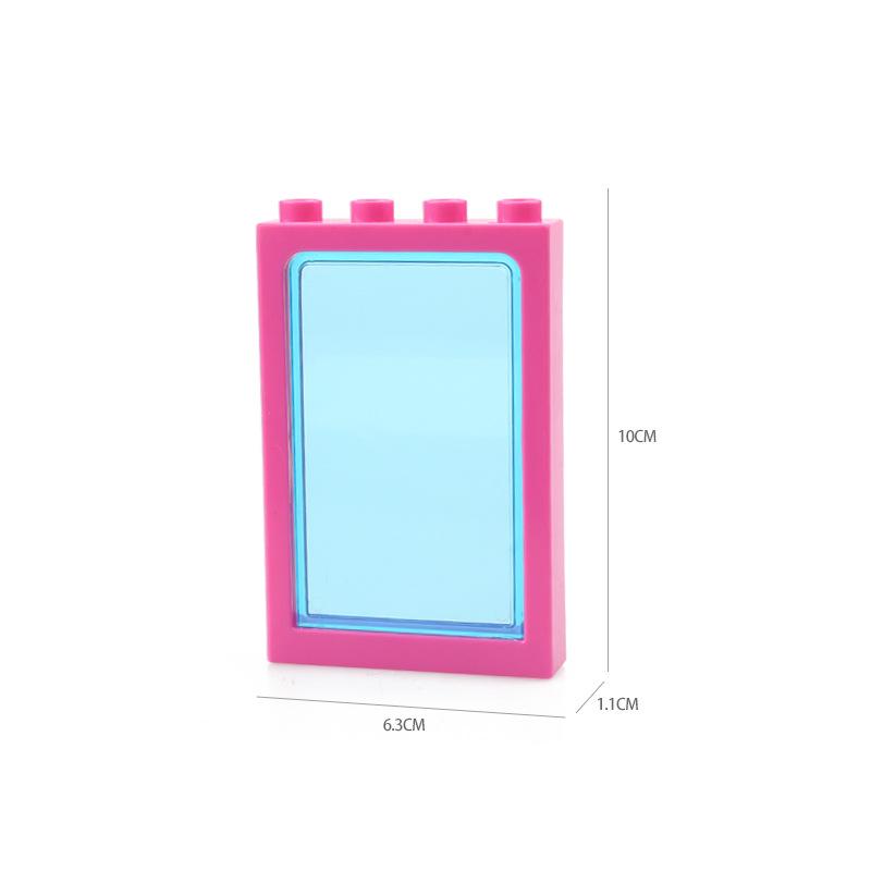 Big Size DIY Building Blocks Window Doors And Household Bulk Parts Model Compatible Large Bricks Toys Accessories Kids Toy Gifts