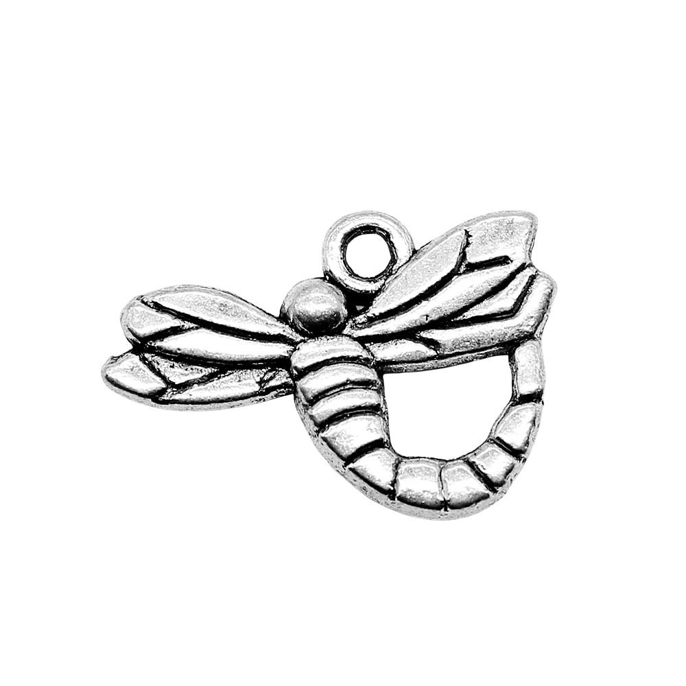 Dragonfly Charms Vintage Alloy Pendants For Insect Themed Handmade Jewelry Supplies